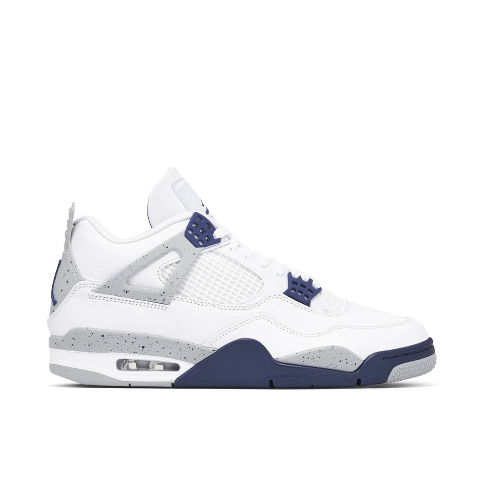 AIR JORDAN 4 RETRO WHITE MIDNIGHT NAVY