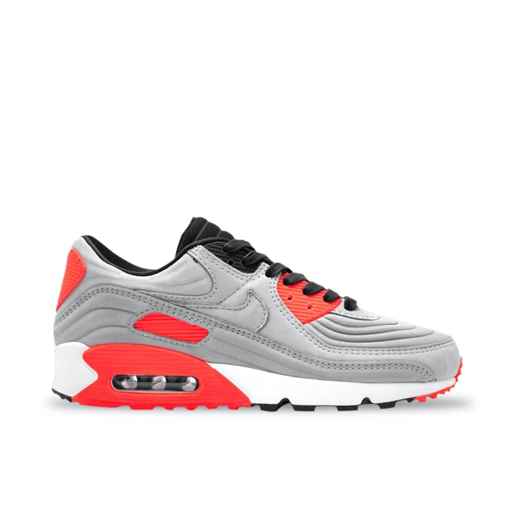 NIKE AIR MAX 90 QS LUX NIGHT SILVER BRIGHT CRIMSON